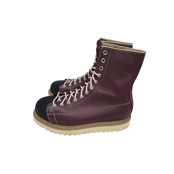 DAKOTA Men's 8" Ironworker Unlined Steel Toe Steel Plate Work Boots Copper 9.5M - Picture 4 of 7